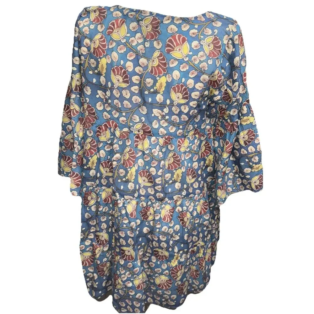 NWT WOMENS NATURAL LIFE FLORAL FARMHOUSE DRESS MEDIUM (U16) - Picture 4 of 5